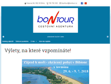 Tablet Screenshot of bontour.cz